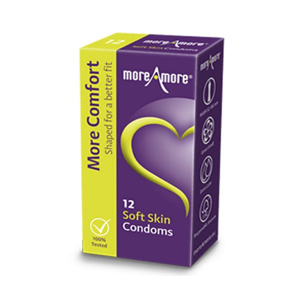Soft Skin Condoms (12pcs) MoreAmore E22210